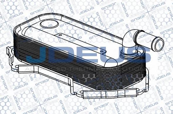 Jdeus M-4280171 - Масляный радиатор, двигательное масло autodif.ru
