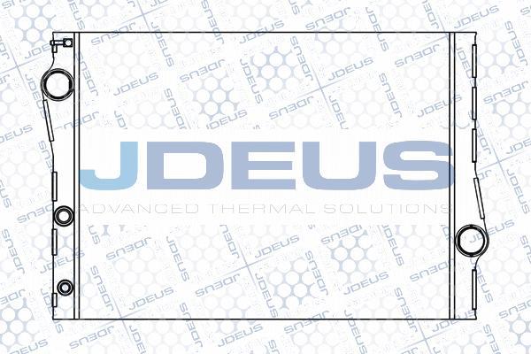 Jdeus M-0050860 - Радиатор, охлаждение двигателя autodif.ru