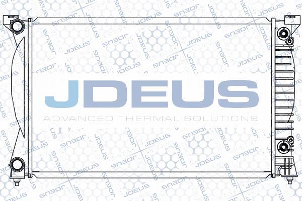 Jdeus M-0010700 - Радиатор, охлаждение двигателя autodif.ru