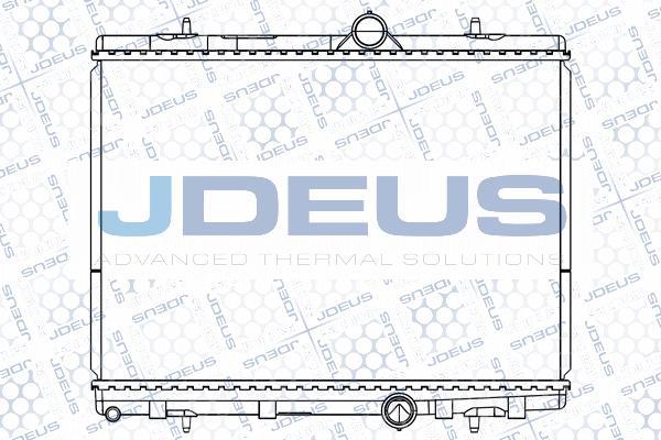 Jdeus M-0210570 - Радиатор, охлаждение двигателя autodif.ru