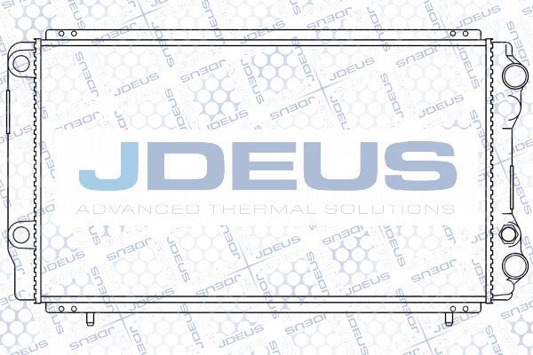 Jdeus M-023037A - Радиатор, охлаждение двигателя autodif.ru