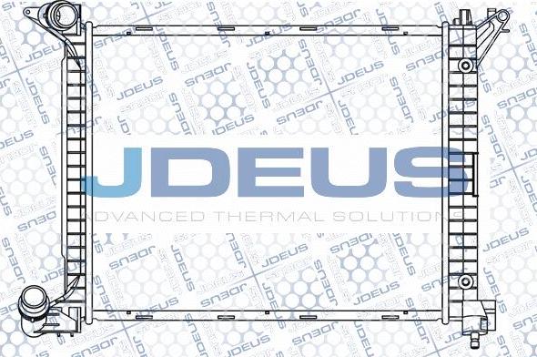 Jdeus M-0700060 - Радиатор, охлаждение двигателя autodif.ru
