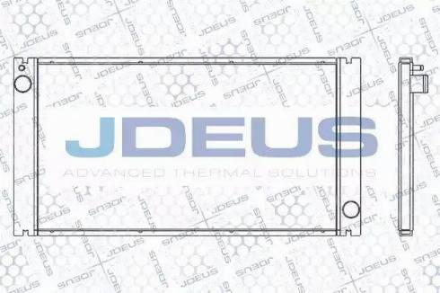 Jdeus M-070003A - Радиатор, охлаждение двигателя autodif.ru
