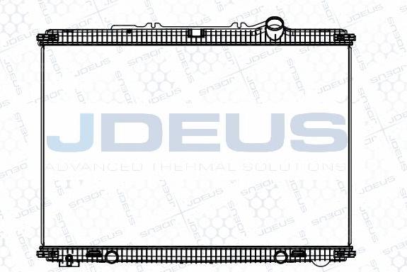 Jdeus M-1080100 - Радиатор, охлаждение двигателя autodif.ru