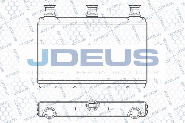 Jdeus M-2050230 - Теплообменник, отопление салона autodif.ru