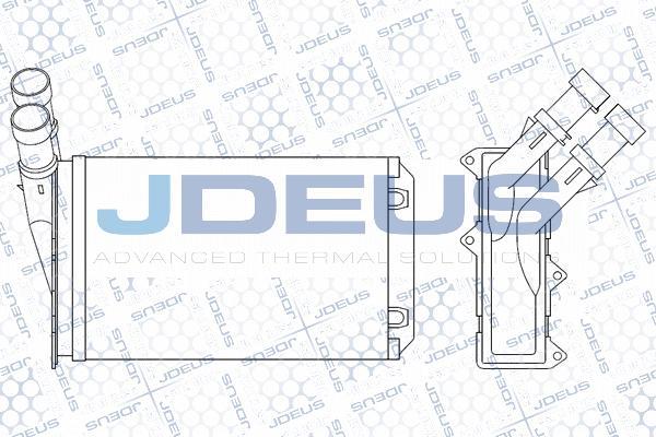 Jdeus M-2070730 - Теплообменник, отопление салона autodif.ru