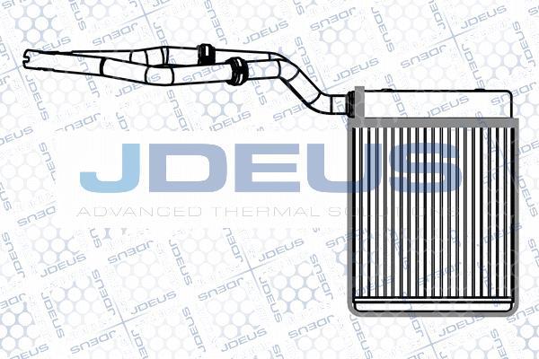 Jdeus M-212114A - Теплообменник, отопление салона autodif.ru