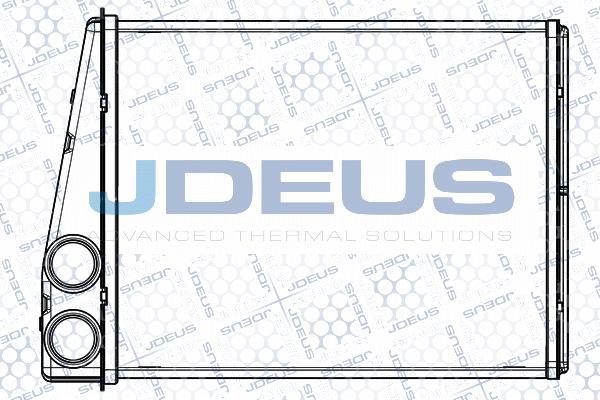 Jdeus M-2171180 - Теплообменник, отопление салона autodif.ru