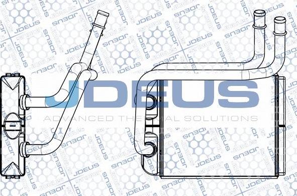 Jdeus M-2300540 - Теплообменник, отопление салона autodif.ru