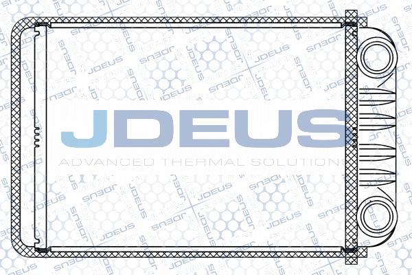 Jdeus M-220103A - Теплообменник, отопление салона autodif.ru