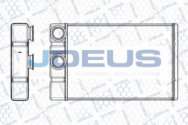 Jdeus M-2201130 - Теплообменник, отопление салона autodif.ru