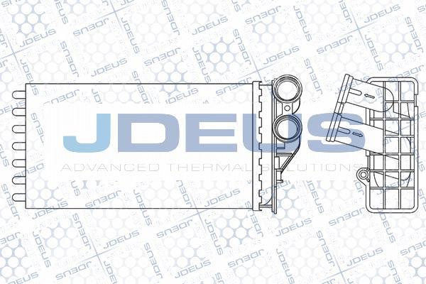 Jdeus M-221040A - Теплообменник, отопление салона autodif.ru