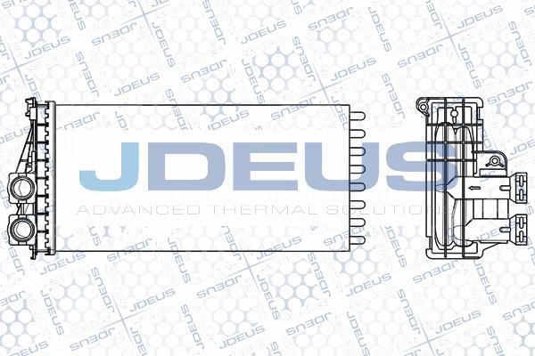 Jdeus M-2210420 - Теплообменник, отопление салона autodif.ru