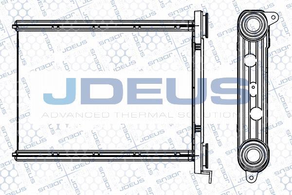 Jdeus M-223099A - Теплообменник, отопление салона autodif.ru