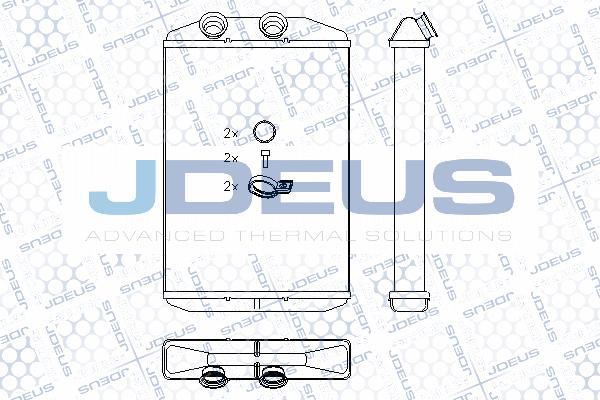 Jdeus M2231060 - Теплообменник, отопление салона autodif.ru