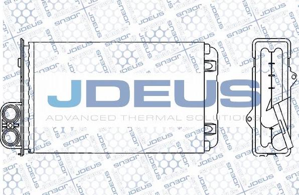 Jdeus M-2231210 - Теплообменник, отопление салона autodif.ru