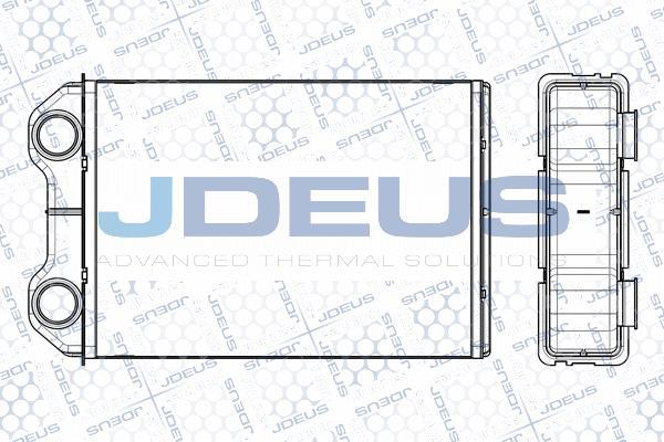 Jdeus M-270000A - Теплообменник, отопление салона autodif.ru