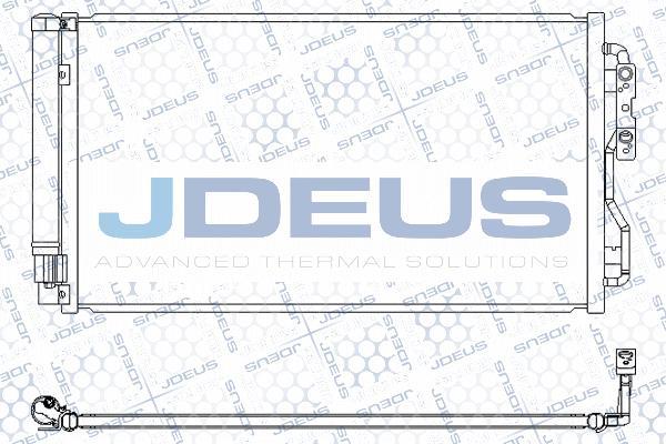 Jdeus M-7050790 - Конденсатор кондиционера autodif.ru
