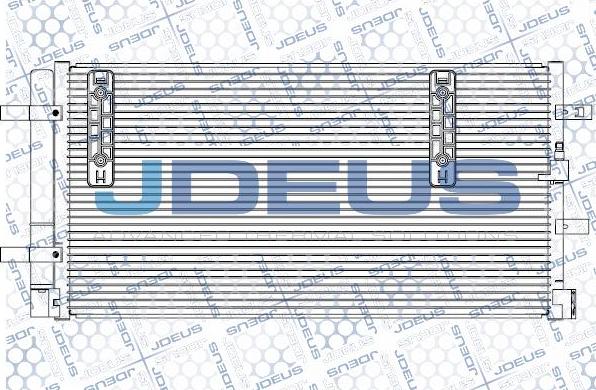Jdeus M-7010430 - Конденсатор кондиционера autodif.ru