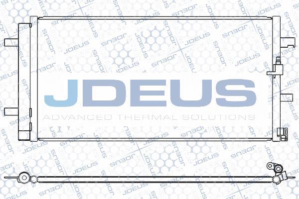 Jdeus M-7010431 - Конденсатор кондиционера autodif.ru