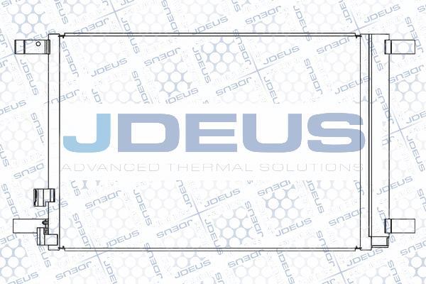 Jdeus M-7010660 - Конденсатор кондиционера autodif.ru