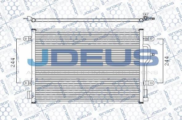 Jdeus M-7010240 - Конденсатор кондиционера autodif.ru