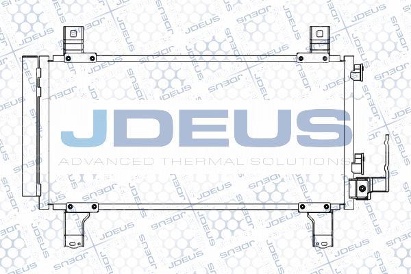 Jdeus M-7160290 - Конденсатор кондиционера autodif.ru