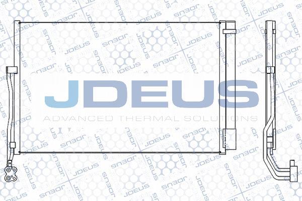 Jdeus M-7300560 - Конденсатор кондиционера autodif.ru