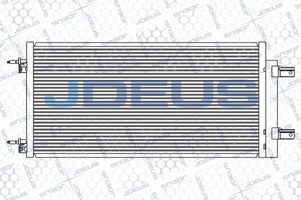 Jdeus M-7201030 - Конденсатор кондиционера autodif.ru