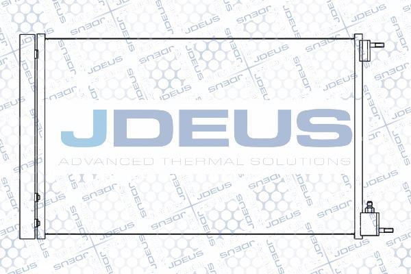 Jdeus M-7201130 - Конденсатор кондиционера autodif.ru