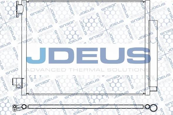 Jdeus M-7231130 - Конденсатор кондиционера autodif.ru
