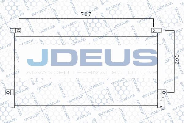 Jdeus M-7231320 - Конденсатор кондиционера autodif.ru