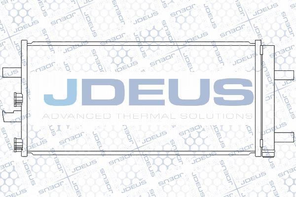 Jdeus M-7700070 - Конденсатор кондиционера autodif.ru