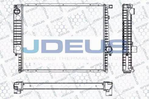 Jdeus RA0050150 - Радиатор, охлаждение двигателя autodif.ru
