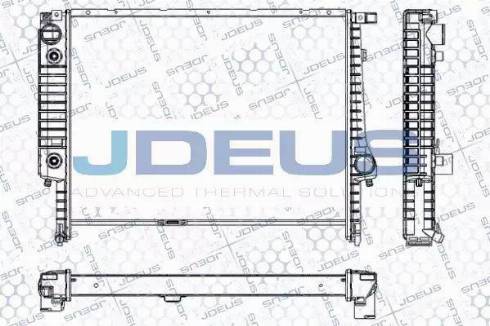 Jdeus RA0050170 - Радиатор, охлаждение двигателя autodif.ru