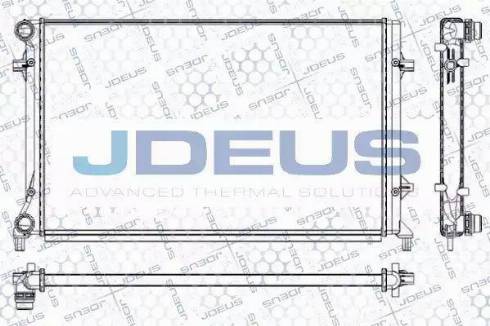 Jdeus RA0010330 - Радиатор, охлаждение двигателя autodif.ru