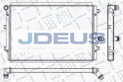 Jdeus RA0010320 - Радиатор, охлаждение двигателя autodif.ru