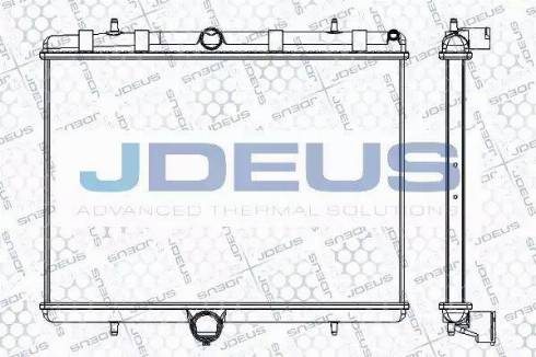 Jdeus RA0070260 - Радиатор, охлаждение двигателя autodif.ru
