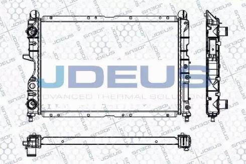 Jdeus RA0110240 - Радиатор, охлаждение двигателя autodif.ru