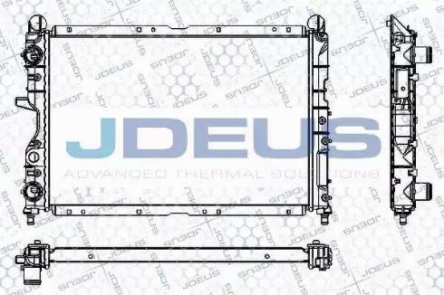 Jdeus RA0110250 - Радиатор, охлаждение двигателя autodif.ru