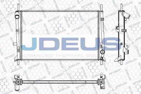Jdeus RA0120751 - Радиатор, охлаждение двигателя autodif.ru