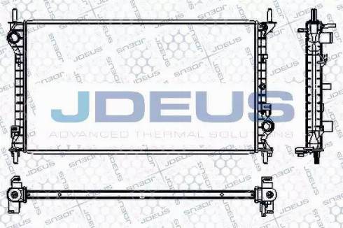 Jdeus RA0121100 - Радиатор, охлаждение двигателя autodif.ru