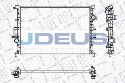 Jdeus RA0121200 - Радиатор, охлаждение двигателя autodif.ru