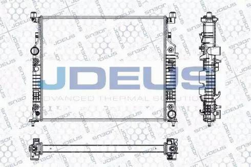 Jdeus RA0170940 - Радиатор, охлаждение двигателя autodif.ru