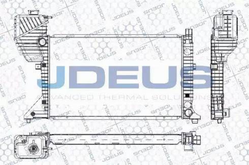 Jdeus RA0170860 - Радиатор, охлаждение двигателя autodif.ru