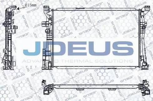 Jdeus RA0171030 - Радиатор, охлаждение двигателя autodif.ru