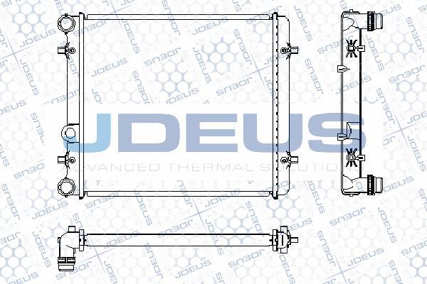 Jdeus RA0300420 - Радиатор, охлаждение двигателя autodif.ru