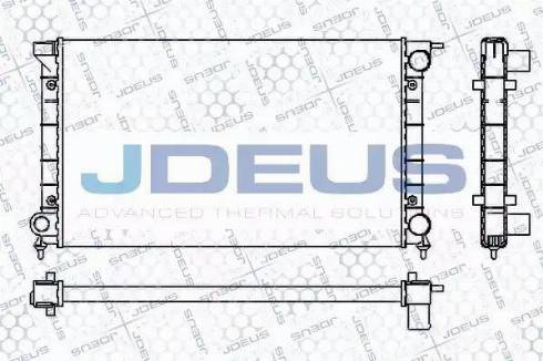Jdeus RA0300350 - Радиатор, охлаждение двигателя autodif.ru