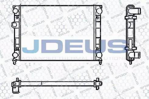 Jdeus RA0300380 - Радиатор, охлаждение двигателя autodif.ru