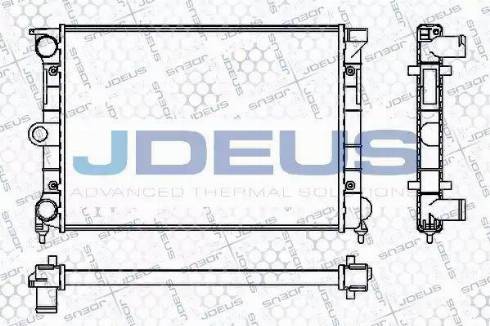 Jdeus RA0300330 - Радиатор, охлаждение двигателя autodif.ru